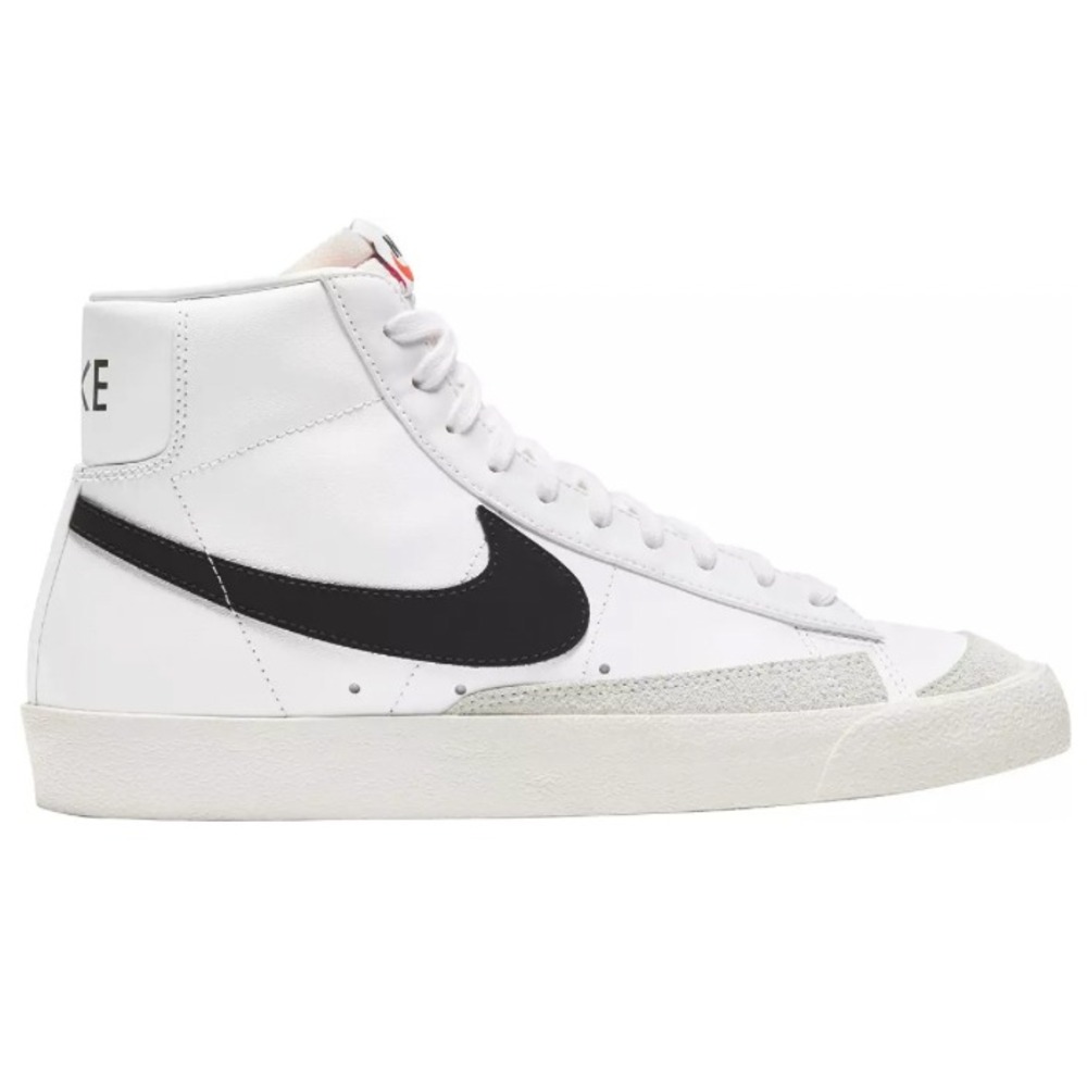 Nike Blazer Mid '77 Retro Vintage Shoes White Leather‎ Mens 9.5 UK 8.5 EU 43